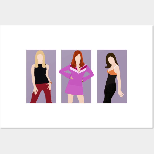 sarah michelle gellar´s characters Wall Art by aluap1006